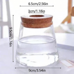 1 tk l&auml;bipaistev h&uuml;dropooniline lillepott, klaasist pinnaseta istutamine, potis roheline taim lillepott Kodu vaasi kaunistus