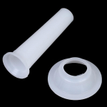 1Komplekti hakklihamasina vorstit&auml;idise t&auml;itetorud lehtrid vorstitoru otsikud