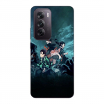 Coque de t&eacute;l&eacute;phone - Maniacase - Oppo Reno 12 5G - Tanjiro Nezuko - Silicone - Souple