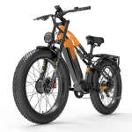 Lankeleisi MG800 Electric Bicycle 1000W Motor 48V20AH Samsung Battery 26 * 4.0-inch Tire Ximano 7-speed 45KM/H Urban Mountain Electric Bicycle Orange