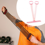 Elastic Band for Fitness Training, Adjustable Equipment Strengthening Body in Home Gym without Foot Pedal