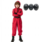 Laste Cosplay kost&uuml;&uuml;mid P&uuml;hade &uuml;llatuskingitused Cosplay keebid ja maskid L punane