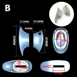 Noakaitse terasest noa k&auml;epideme kaitse isetegemise t&ouml;&ouml;riista embr&uuml;o kindavalu jaoks 1 set