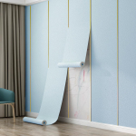 3D Isekleepuv Veekindel Tapeet: Niiskuskindlad, dekoratiivsed seinakleebised vigade varjamiseks 10m x 50cm / 1 Roll