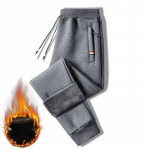 Meeste Fitness Spordir&otilde;ivad Spordidressid Pesad dressip&uuml;ksid P&uuml;ksid Spordip&uuml;ksid Meeste Jooksjad M-5XL Talvised lambavill soojad vabaaja p&uuml;ksid 2XL 72.5-80kg