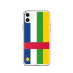 Coque T&eacute;lephone Drapeau R&eacute;publique centralfricaine &ndash; iPhone 11
