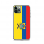 Coque iPhone &ndash; Drapeau &Eacute;quateur &ndash; iPhone 11 Pro &ndash; Supp &ndash; Mitmev&auml;rviline &ndash; TPU l&auml;bipaistev