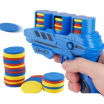 Laste lendava taldriku laskuri m&auml;nguasi 15/25/50/75/100/125 EVA pehme kuuliga V&auml;ljas Aed Tagaaed Muruplats V&auml;ikelapsed Poisid T&uuml;drukud Lendava taldriku laskmism&auml;ng F