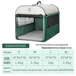 Koerakuut: Soe Talvemaja ja Telk Suurtele Koertele - Sise- ja V&auml;listingimusteks, K&otilde;ik Aastaajad Small: 46*36.5*40cm [up to 10 lbs]