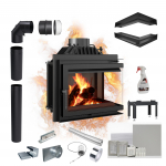 Malmist kamin KRATKI SIMPLE parem 8 kW &Oslash; 200