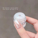 1Box ​​Moonlight Mirror k&uuml;&uuml;nepuuder h&otilde;bedased peened s&auml;delevad metallilise efektiga pigmendid geellakki kroomitud holograafilised k&uuml;&uuml;nepuudrid