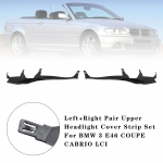 L+R Paar &Uuml;lemine Esitulede Katte Ribade Komplekt BMW 3 E46 KUPEE KABRIOLET LCI jaoks