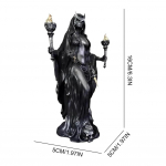 Hekate Niktipolose Skulptuur Kulumiskindel &Ouml;&ouml; N&otilde;ia Kuju Mitmeotstarbeline Hekate Vaikskulptuur Ornament Halloweeni Kingitused style B must