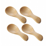 4 tk Mini puidust lusikad v&auml;ikesed k&ouml;&ouml;gi maitseaine lusikas suhkur tee kohvilusikas l&uuml;hikese varre puidust lastele lusikas k&ouml;&ouml;gi vidinad 4pcs