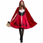Halloweeni punam&uuml;tsikese kost&uuml;&uuml;m, t&auml;iskasvanute cosplay peokost&uuml;&uuml;m, 2-osaline kleidi ja mantli komplekt XS