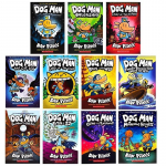 Juhuslik 1 raamat Uus Originaal Populaarsed Koomiksid Koeramehe seiklused 8 Dav Pilkey Dogman Ingliskeelne Romaaniraamat Lastele Random 1 Book