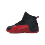 Air Jordan 12 Retro PS Flu Game 2016 Laste tossud Must Varsity-Punane 151186-002 US 11C