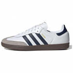 adidas Samba OG Valge Indigo Graniit Unisex Tennised Jalatsid-Valge &Ouml;&ouml;-Indigo L&auml;bipaistev-Graniit JH8795 37⅓