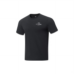 Li Ning Fitness Series Kirjaprindiga J&auml;&auml;efektiga Niiskust Juhtiv L&uuml;hikeste Varrukatega T-s&auml;rk Meestele &Uuml;laosad Must ATST577-1 S