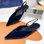 Moodsad Terava Otsaga Suede Naiste Kingad Seksikad S&uuml;gisesed Moodsad Kontsaga Kingad Naine Trend Disainer Sandaalid Kingad Elegantne Naiste Zapatos 35 sinine