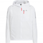 Adidas Dwr Ss25 Rn Logo P&auml;ikesekaitse Upf50+ Jahutav Jooksuspordi Kapuutsiga Pikkade Varrukatega Jakk Meeste Jakk Valge KB9127 L