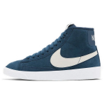 Nike Blazer Vintage Suede libisemiskindlad kerged keskmise k&otilde;rgusega rulaketsid naiste tossud sinine valge AV9376-403 36.5