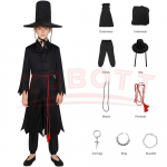 Anime Film Poiste Rollim&auml;ngu Rekvisiidid Peo Cosplay Komplekt K-POP Poistele Jinu Halloweeni Peo Cosplay Komiksifestivali Kost&uuml;&uuml;m Kid 110