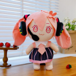 Hatsune Miku nukk kahem&otilde;&otilde;tmeline t&uuml;druk pehme m&auml;nguasi peegel heli isegi nukk anime perifeerne nukk 30cm【0.4kg】