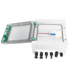 P&auml;ikesepaneelide &uuml;henduskarp 2 stringi Plastik 15A Kaitsmed Piksekaitse Kaitsel&uuml;liti 2 sisendit 1 v&auml;ljund DC1000V IP65 Veekindel