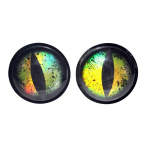 Stickers Yeux monstreux autocollants pour Halloween 15 cm 2 pi&egrave;ces