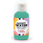 Peinture pour textile 50 ml - bleu turquoise sinine