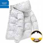 Jeanswest Men's Loose Fit Hooded Winter Padded Jacket 3XL