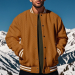 Meeste Vintage Varsity jakk pikkade varrukatega Slim Fit Letterman Baseball Bomber jakid Kerge kampsun, n&ouml;&ouml;biga jakk meestele XXXL hall v&auml;rv