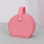 Mini Ehted Korraldaja N&auml;idik Reisi Ehted Karbid K&otilde;rvar&otilde;ngad Kaelakee S&otilde;rmus Kaasaskantav K&auml;ekott Ehtekarp Nahast panipaik punane