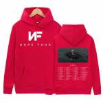 R&auml;ppar NF Hope Muusika Album 2024 Uus Huppar Meeste Mood Vabaaja &Uuml;le suurusega Dressipluus Hip Hop Vintage Pullover Hupparid Streetwear S