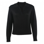 Kootud kampsun Naiste kudum pikkade varrukatega s&uuml;gisene talv kilpkonnaga pulloverid naiste džemprid L must