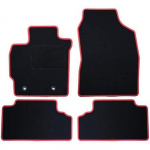 Tapis - Toyota - Auris - 5 pi&egrave;ces - Bordure Rouge - Sur Mesure must