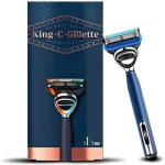 Raseerija - GILLETTE - King Shave & &Auml;&auml;ris - 1 tk - Optimaalne mugavus - Meestele