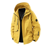Meeste Naiste Matkajakid Veekindlad Uued Tuulekindlad Tuulejoped Telkimine Ronimine Matkamine V&auml;lisjakid Unisex XS kollane