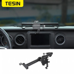 TESIN GPS Fixed frame For Jeep Gladiator JT 2018+ Car Mobile Phone Support Holder Accessories For Jeep Wrangler JL Black A