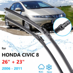 Honda Civic 8 FK1 2 3 FN1 2 3 4 an 2006~2011 luukp&auml;ra esiklaasipuhasti harjad esiklaas esiklaasi autole LHD