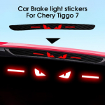Chery Logo Tiggo 7 Pro Kleebis Tagumine Pidurituli Helkur Valguse Kaitsja S&uuml;sinikkiust Autode Kujundus Dekoratiivkleebised Auto 01