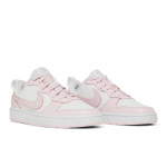 Nike Court Borough Low 2 SE GS Valge Roosa Vaht DQ0492-100 Lastejalatsid EU 40 roosa
