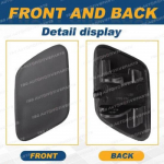 PAINTED For BMW X5 E70 M sport 2008 - 2013 Bumper Headlight Washer Cover Cap unpainted right