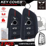 For BMW X1 X2 X3 X5 X6 2018 Silicone Key Ring Case Cover Holder Protect x2