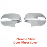 Rearview Lighted hole Car Accessories Chrome Side Door Mirror Covers Trim Paste Style For Toyota RUSH 2009 2010 2011 2012 2013 Chrome