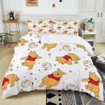 Multikas Notsu Iiah Tekikott Notsu Puhh Voodipesukomplekt 3D Tr&uuml;kk Kodu Poiss T&uuml;druk 2/3 tk Laste Voodipesu 135x200cm 2pcs