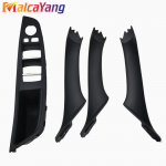 4/7 PCS 6 Colors Left Hand Drive LHD Car Inner Door Armrest Handle Panel Pull Trim Cover For BMW 5 series F10 F11 F18 520 525 Gray 4pcs