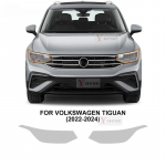 VOLKSWAGEN TIGUAN -2024 jaoks 2 tk Auto esitulede kaitsekile L&auml;bipaistev suitsumust TPU kleebis Transparent