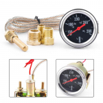 2 52 mm veetermomeeter autodele, laevadele, veoautodele Tarvikud 50-140&deg;C/130-280&deg;F Line 1,8 m pikkus Vee temperatuurim&otilde;&otilde;tur